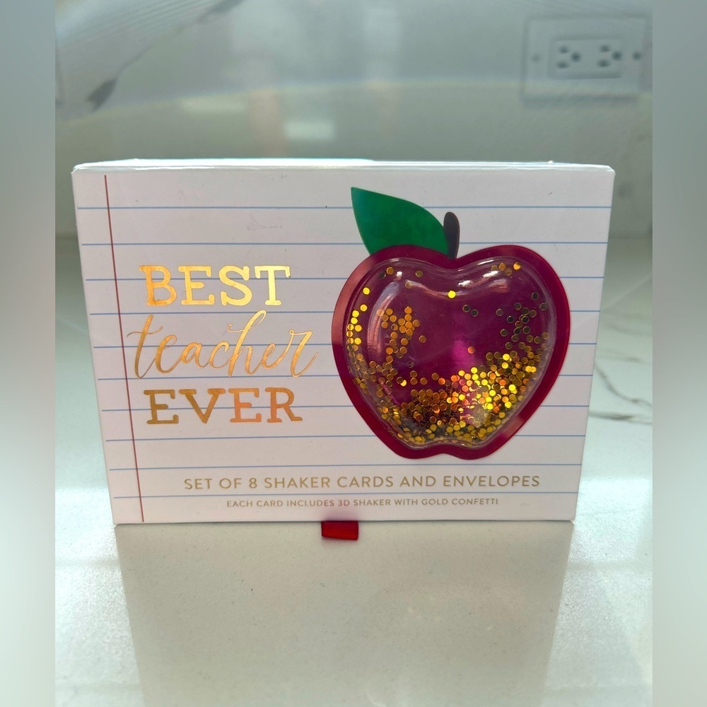 Cards Best Teacher Ever Set of 8
